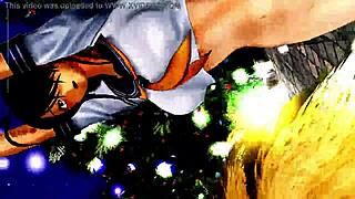 Half-naked girls dance and sing in anime style