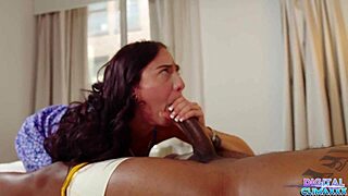 Is this young teen 18+ lost in the hood getting fucked by a BBC thug?