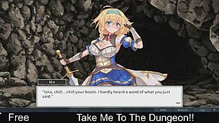 Cute Anime Girl Taken to Dungeon in Game