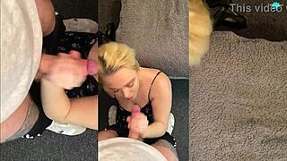 Tânăra sexy gestionează o pulă monstruoasă cu o ejaculare uriașă!