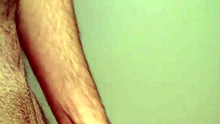 Hard cock cumming intensely