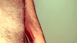 Hard cock cumming intensely