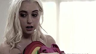 Why does the milf watch this taboo teen fuck?