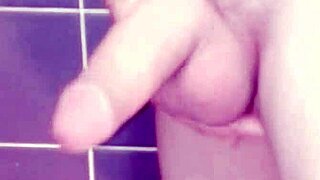 Masturbation In Bathroom With Cum Spanking