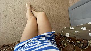 Intense Fingering Brings Sexy Big Ass Slut to Pussy Orgasm in Missionary