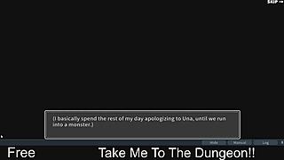 Cute Anime Girl Taken to Dungeon in Game