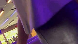 I went crazy seeing the girl working out without a bra