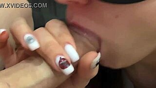 she says, 'swallow my cum in your mouth' during pov blowjob