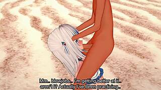 Gawr Gura Fucked Hard On The Beach