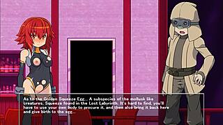 red haired woman endures hentai ryona sex