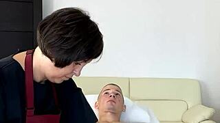 i watch sugarnadya depilate her student's trimmed pussy deeply