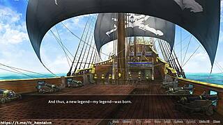 Pirate booty gets bukkake buccaneer