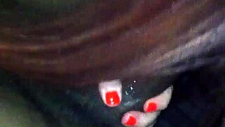 Brunette Step Sister Gives Superhead Blowjob On Big Interracial Cock