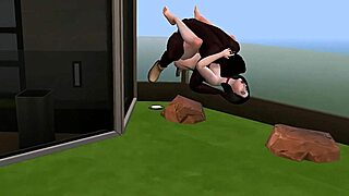 Some street sex: muscular China and asian girl have rough sex outdoor Rough homosexual yoga session unleashes hot lesbian action