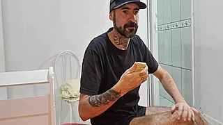 Stepfather notices stepdaughter without panties