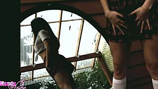 Goddess Teases with Outdoor POV Striptease, Clothes Ripped