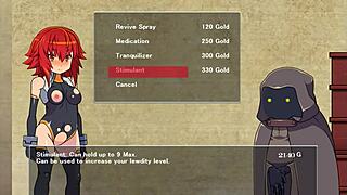 red haired woman endures hentai ryona sex