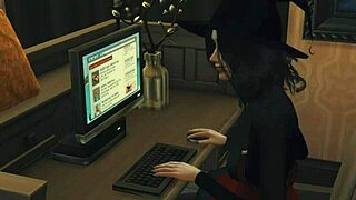 sims 4 wicked halloween part 1 - rejuvenation sperm with mommy