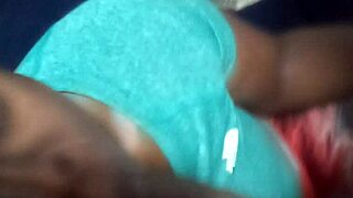 Kat performs sucking and swallowing action