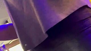 I went crazy seeing the girl working out without a bra