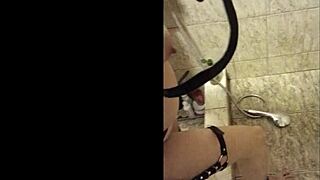 cute submissive amateur slave girl in bdsm couple