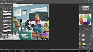 Picarto Darkcookie Streams Summertime Saga Erotic Game Session in High Definition