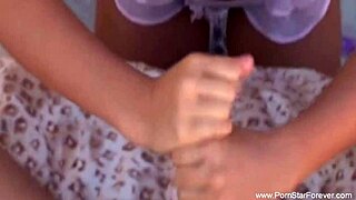 latina babe strokes lover's cock hard, feeling every inch before wild group action