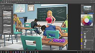 Picarto Darkcookie Streams Summertime Saga Erotic Game Session in High Definition