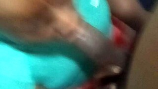 Kat performs sucking and swallowing action