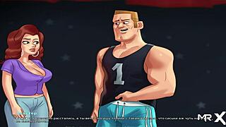 teen girl in summertime saga comes and shows her big boobs and ass