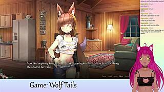 Lewdneko Plays Wolf Tails! So Cute And Lewd!