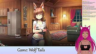 Lewdneko Plays Wolf Tails! So Cute And Lewd!