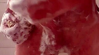 Solo Handjob Cumshot In Shower