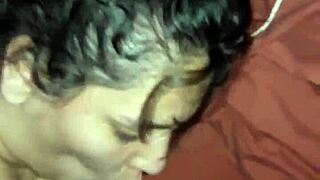 My beautiful wife giving blowjob to husband