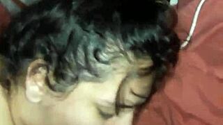 My beautiful wife giving blowjob to husband