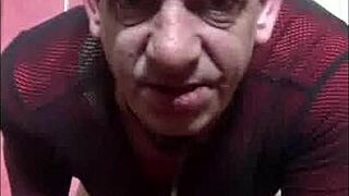 bisexual crossdresser mark wright bends over, drinks his own piss, and begs for assfucking simultaneously