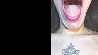 Some teasing for my mouth fetishist fans hd with sexy female dirty talk