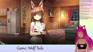 Lewdneko Plays Wolf Tails! So Cute And Lewd!