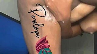 Ebony Squirts During Play Time