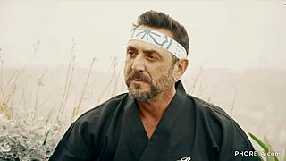 Isabella Nice learns self-defense with dicks from Vince Parker and Tony Sting