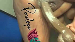 Ebony Squirts During Play Time