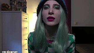 In this fantasy, lou nesbit guides your first time with a man, whispering dirty talk as lia louise joins in femdom play.