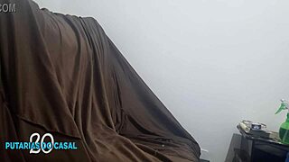 Vivi Guedez massages cock with shaved pussy POV