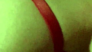 Brazilian Petite 18+ Tattooed Brunette In Red Lingerie Blows And Fucks Big Dick