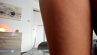 wanna see this hot teen 18+ take two huge dildos at once?