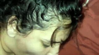 My beautiful wife giving blowjob to husband