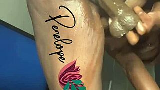 Ebony Squirts During Play Time