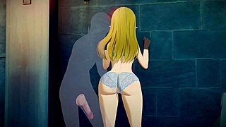 Blonde Girl Zelda Makes Him Cum Hard With Moaning And Riding