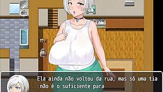 milf anal game with bbw aunt in babalover pt-br