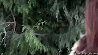 Victoria Blows Guy In Car POV Public Places